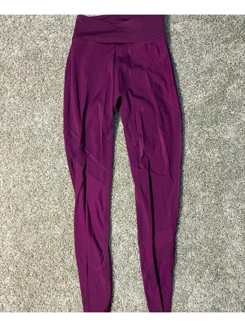 Gymshark Women’s Solid Leggings Purple Size S Ankle Stretch Logo
